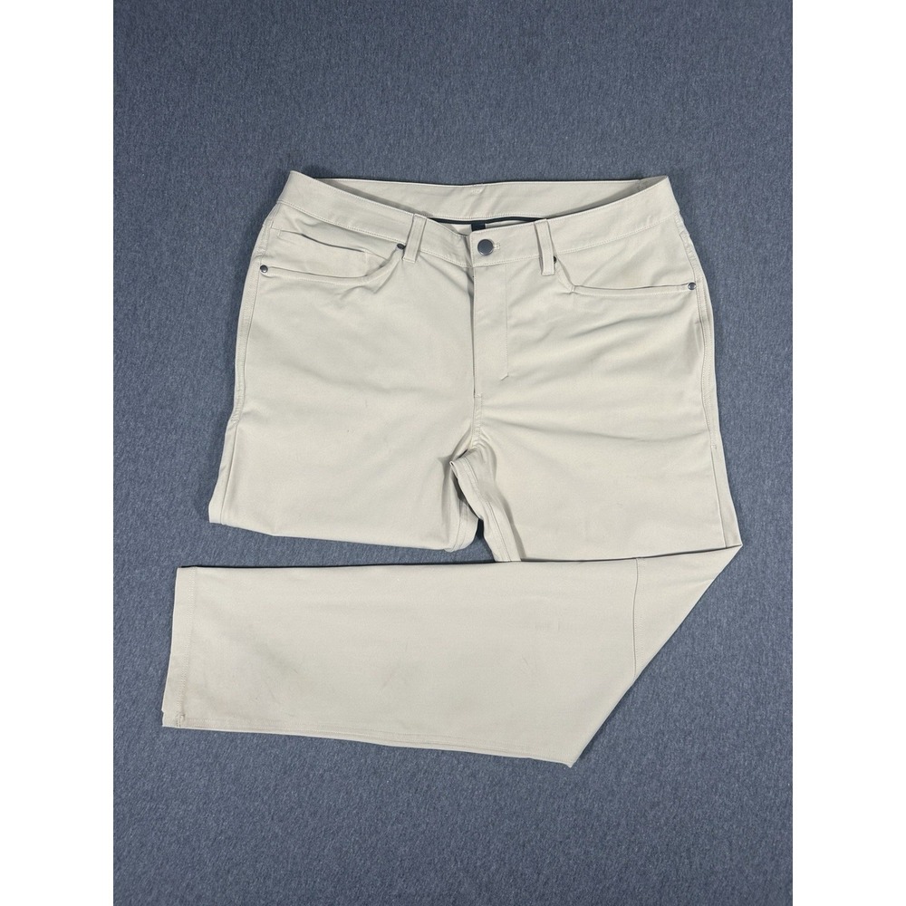 Lululemon ABC Classic-Fit 5 Pocket Pant 34W Khaki